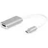 Image de Digitus USB C vers (HDMI, 15 cm), Adaptateur données + vidéo, Argent