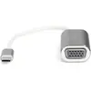 Image de Digitus Adaptateur graphique USB3.0 Type C VGA Full HD Boîtier aluminium 20cm Câble Chipset (VGA, 4.60 cm), Adaptateur données + vidéo, Blanc