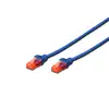 Image de Digitus DK-1617-0025/B câble de réseau Bleu 0,25 m DK-1617-0025/B