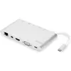 Image de Digitus DA-70861 (USB-C, 11 ports), Station d'accueil + hub USB, Argent