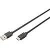 Image de Digitus ASSMANN Câble de connexion USB Type-C Type-C - A mâle/mâle 3,0 m 3A 480MB 2.0 Version CE sw (3 m, USB 2.0), Câble USB