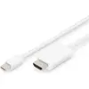 Image de Digitus Mini DP cable,mDP - HDMI, 2m (2 m), Câble vidéo, Blanc