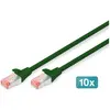 Image de Digitus CAT6 S-FTP Patchk.,2m, Vert (S/FTP, CAT6, 2 m), Câble réseau