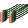 Image de Digitus CAT 6 S-FTP Câble patch Cu LSZH AWG 27/7 Long 3 m 10 pcs Couleur Vert (S/FTP, CAT6, 3 m), Câble réseau