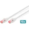 Image de Digitus CAT6 S-FTP Patchk.,3m, blanc (S/FTP, CAT6, 3 m), Câble réseau