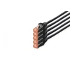 Image de Digitus DK-1644-100-BL-5 câble de réseau Noir 10 m DK-1644-100-BL-5