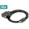 Image de Digitus DisplayPort   DVI (2 m), Câble vidéo, Noir