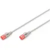 Image de Digitus Câble de raccordement fin CAT 6 U/UTP, LSZH (U/UTP, CAT6, 3 m), Câble réseau