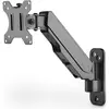 Image de Digitus Support universel pour moniteur unique avec ressort à gaz, montage mural (Mur, 32", 8 kg), Support de moniteur, Noir
