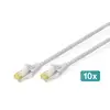Image de Câble de brassage (patch cord) RJ45-RJ45, cat.6A DK-1644-A-0025-10