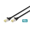 Image de Câble de brassage (patch cord) RJ45-RJ45, cat.6A DK-1644-A-005-BL-10