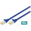 Image de Digitus Câble réseau (S/FTP, CAT6a, 1 m), Câble réseau