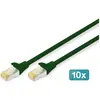 Image de Digitus CAT 6A S/FTP patch cord, 10 pieces (S/FTP, CAT6a, 3 m), Câble réseau