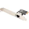 Image de Digitus Carte réseau Gigabit Ethernet PCI Express (Mini PCI Express, PCI-E x1), Carte réseau, Noir