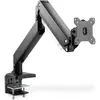 Image de Digitus Support simple écran universel avec ressort à gaz et fixation par serrage (Tables, 35", 15 kg), Support de moniteur, Noir