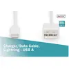Image de Digitus Câble de données/charge Lightning vers USB A, certifié MFI (2 m, USB 2.0, 12 W), Câble USB