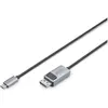 Image de Digitus Câble adaptateur USB Type-C, USB Type-C vers DP (2 m), Câble vidéo, Noir