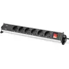 Image de Digitus, Multiprise, Prises multiples (6x, CEE 7/3, USB-A, USB-C, 1.50 m)