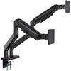 Image de Digitus Support d'écran double, 2x 45", 2x 20 kg (Tables, 45", 10 kg), Support de moniteur, Noir