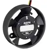 Image de SEPA Mini-ventilateur HighTech (40 mm, 1x), Ventilateur PC, Noir