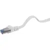 Image de Renkforce Câble de connexion réseau RJ45 CAT 6a U/FTP 0.25 m Gris hautement flexible, avec protection de (U/FTP, CAT6a, 0.25 m), Câble réseau