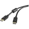 Image de Renkforce Câble de connexion DisplayPort 0.5 m (0.50 m), Câble vidéo, Noir