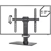 Image de SpeaKa Professional Pied de téléviseur 81 cm (32") - 139,7 cm (55"), inclinable et pivotant, réglable en hauteur (40 kg, 32" - 55"), Pied TV, Noir