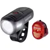 Image de Kit déclairage de vélo Sigma AURA 45 / Nugget Set LED à batterie noir
