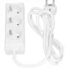 Image de Bachmann Selly 3-Way White Power Socket 1.5m Cable (Prise européenne) - 387.270S