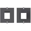 Image de Plastron Vide 1 Embase Keystone Rj45 Usb Hdmi