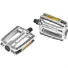 Image de Ergotec plate-forme pédales ville vélo 9/16 pouces argent