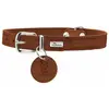 Image de Hunter Collier de chien Aalborg Marron 12 38-47 cm (M, Chien, Promenade), Collier + laisse