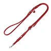 Image de Laisse réglable HUNTER Round & Soft Love, rouge pour chien - L 200 cm, 6 mm de diamètre