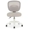 Image de Chaise de bureau enfant MAYLA Gris Réglable en hauteur sans Accoudoirs, Assise Rembourrée Confortable