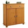 Image de Buffet salle à manger COLMAR L 90 cm en bois massif finition laquée 1 tiroir 2 portes meuble rangement