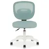 Image de Chaise de bureau enfant MAYLA Vert Réglable en hauteur sans Accoudoirs, Assise Rembourrée Confortable
