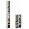 Image de Etagères modulables MUSIQUE pour CD et DVD, en mélaminé décor shabby chic