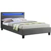 Image de Lit adulte mirando idimex 206 x 85 x 126 cm en synthetique sommier a lattes de couleur