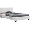Image de Lit idimex 126 x 208 x 87 cm en synthetique sommier a lattes de couleur