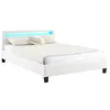 Image de Lit 1 place pinot idimex 146 x 206 x 80 cm en synthetique sommier a lattes pour 2 personnes de couleur