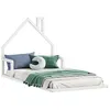 Image de Lit enfant idimex 90 x 200 cm en pin sans sommier de couleur