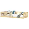 Image de Lit enfant idimex 96 x 196 x 42 cm en pin sans sommier pour 2