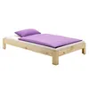 Image de Lit 1 place idimex 200 x 90 x 1 cm en pin sans sommier de couleur