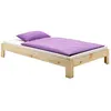 Image de Lit idimex 144 x 204 x 30 cm en pin sans sommier pour 2 personnes de couleur