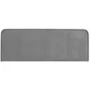 Image de Tête de lit NOVARE 160 avec fixation murale, en tissu - Gris