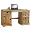 Image de Bureau multi rangements TEQUILA style mexicain en pin massif à la finition cirée