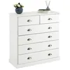 Image de Commode chambre PARIS L 91 cm en bois massif - Blanc