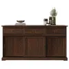 Image de Buffet salle à manger SAVONA L 160 cm en bois massif - Coloris noyer