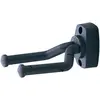 Image de K&M 16280 Support mural pour guitare (Contrebasse, Guitare, Guitare électrique), Pied + support pour instrument, Noir