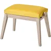 Image de K&M 13946 Banc de piano Banc gris, siège en velours jaune, Instrument de musique à clavier : accessoires, Gris